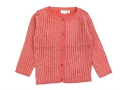 Name It hibiscus cardigan glitter